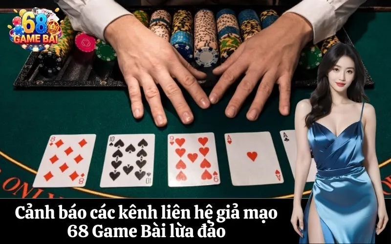 Cảnh báo các kênh liên hệ giả mạo 68 Game Bài lừa đảo