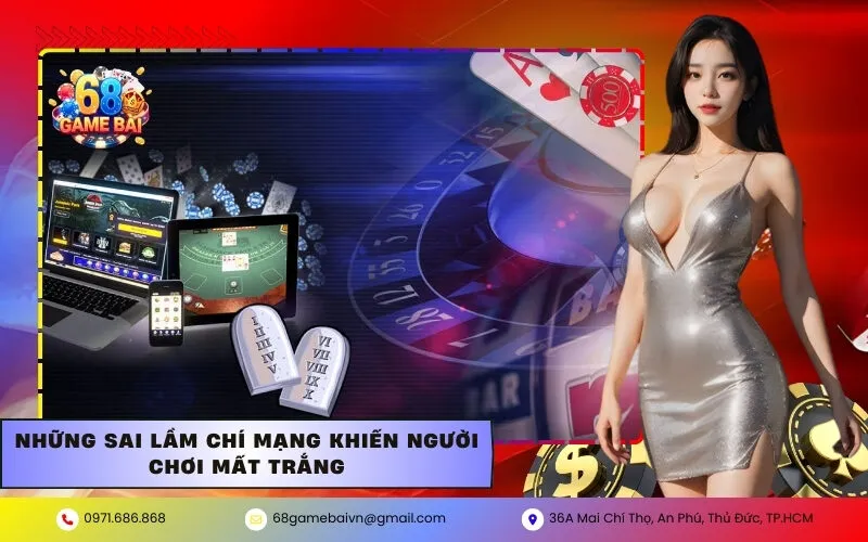 Những sai lầm chí mạng khiến người chơi mất trắng