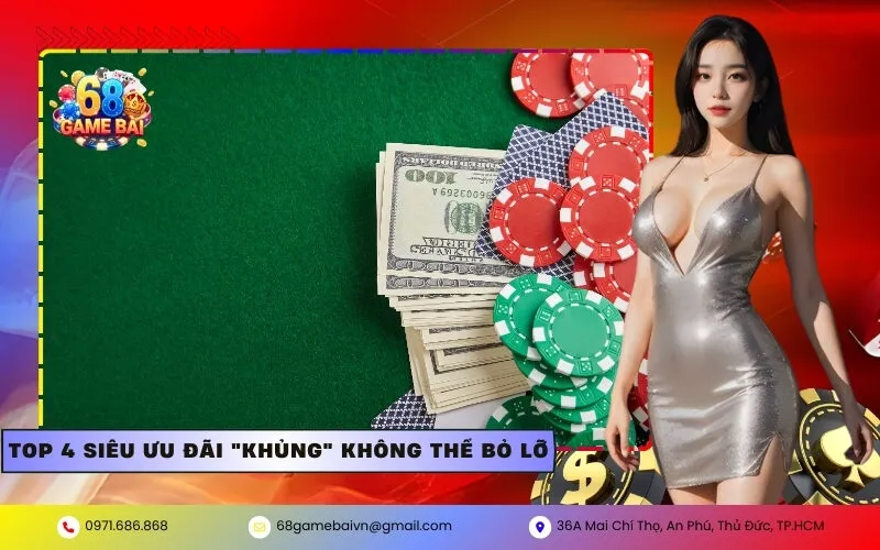 Top 4 siêu ưu đãi "khủng" không thể bỏ lỡ
